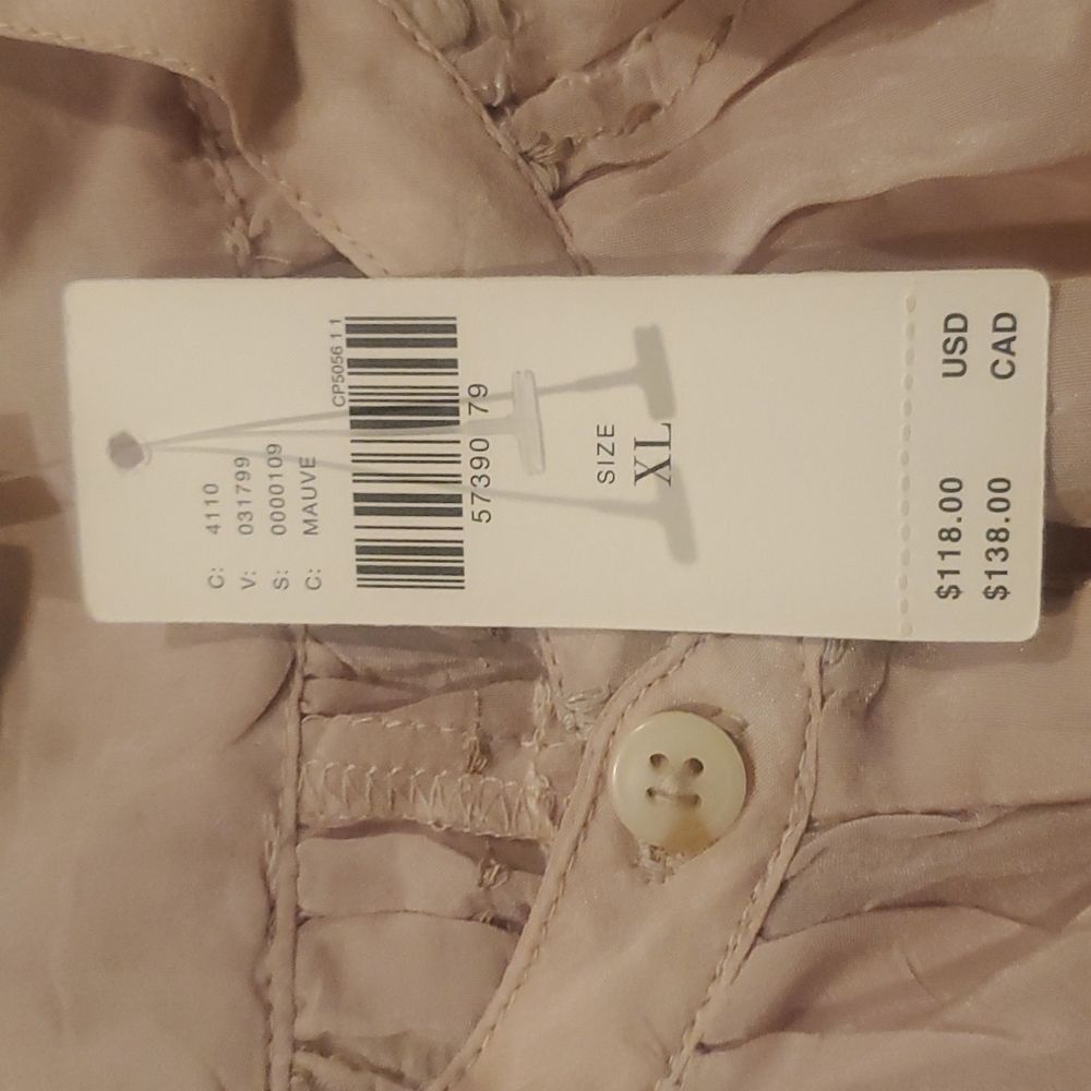 Anthropologie Mauve Moon Top NWT Size XL - Picture 3 of 9